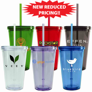 16 oz double walled acrylic tumbler